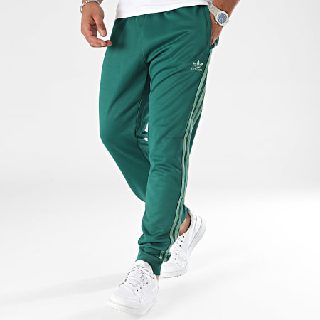 Adidas Originals - Pantalon Jogging A Bandes SST IY8729 Vert