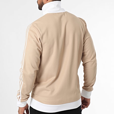 Adidas Originals - Veste Zippée A Bandes Beckenbauer IZ1858 Beige