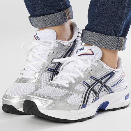 Asics - Gel 1130 Scarpe da ginnastica da donna 1202A163 Bianco Blu di Prussia