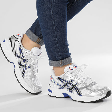 Asics - Gel 1130 Zapatillas Mujer 1202A163 Blanco Azul Prusia