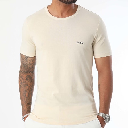 BOSS - Lot De 3 Tee Shirts 50517856 Noir Gris Beige