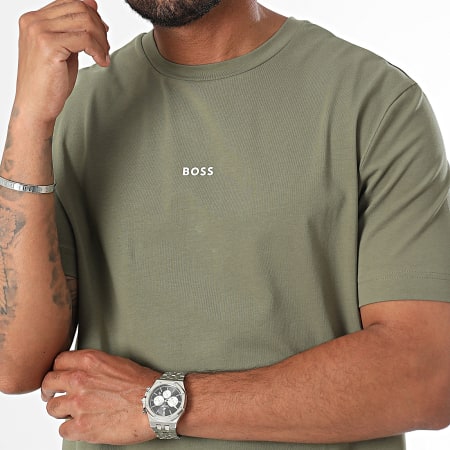 BOSS - Camiseta Chup 50473278 Verde caqui