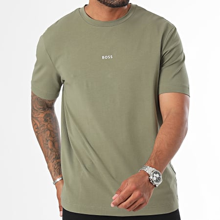 BOSS - T-shirt Chup 50473278 Kaki groen