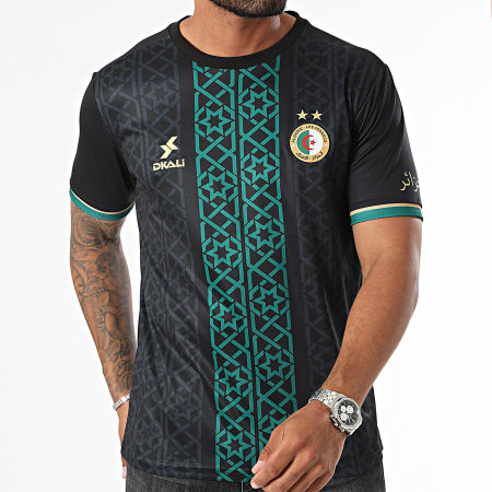 DKALI - Algerije Voetbal Jersey Zwart