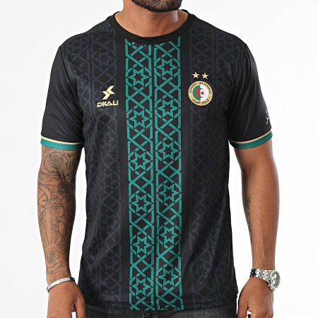 DKALI - Camiseta de fútbol Argelia Negra