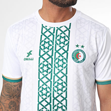 DKALI - Maillot De Foot Algerije Wit