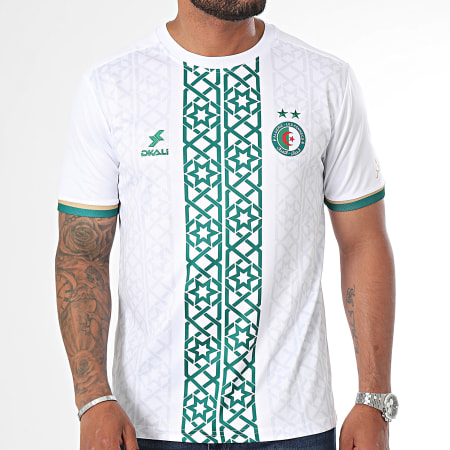 DKALI - Maillot De Foot Algerie Blanco