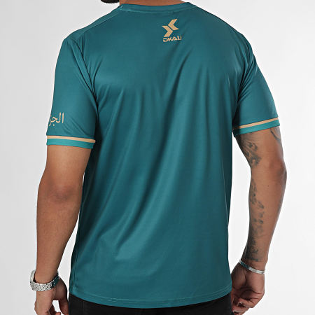 DKALI - Camiseta de fútbol Argelia Verde Oscuro