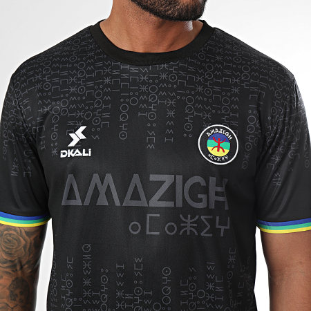 DKALI - Maillot De Foot Amazigh Noir