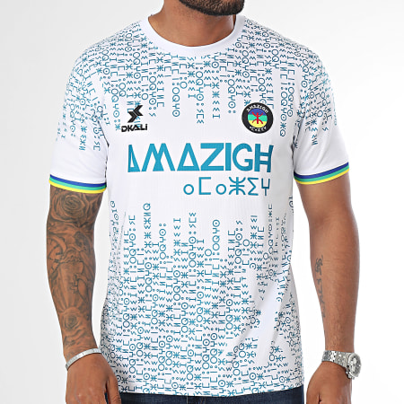 DKALI - Maglia da calcio bianca Amazigh