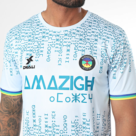 DKALI - Maillot De Foot Amazigh Bleu Clair