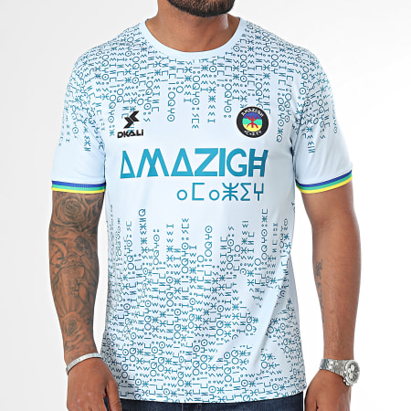 DKALI - Maillot De Foot Amazigh Bleu Clair