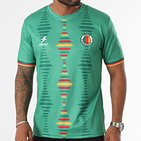 DKALI - Maglia da calcio del Camerun verde