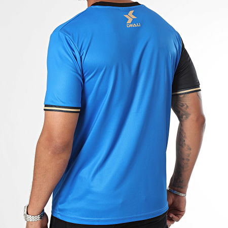 DKALI - Maillot De Foot Cap Vert Noir Bleu Roi