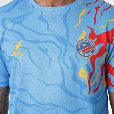 DKALI - Congo Blauw Voetbalshirt