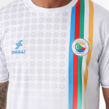 DKALI - Comoren Wit Voetbalshirt