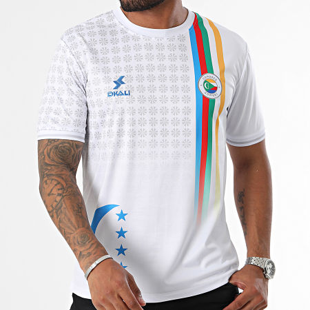 DKALI - Camiseta de fútbol Comoras blanca