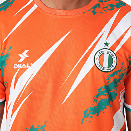 DKALI - Ivoorkust Voetbal Jersey Oranje