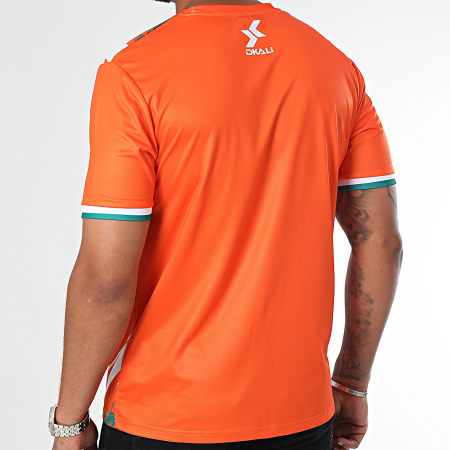 DKALI - Camiseta de fútbol de Costa de Marfil Naranja