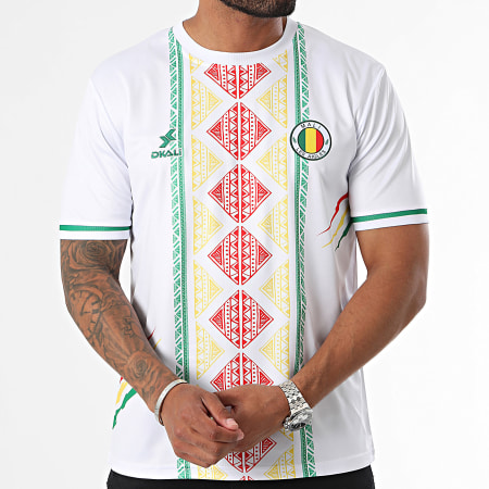 DKALI - Mali Maglia da calcio bianca