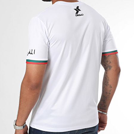 DKALI - Maillot De Foot Maroc Blanc