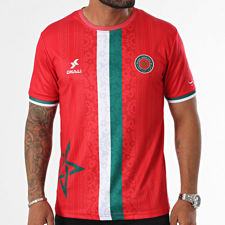 DKALI - Marokko Rood Voetbalshirt