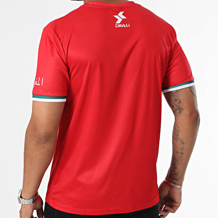 DKALI - Maglia da calcio rossa del Marocco