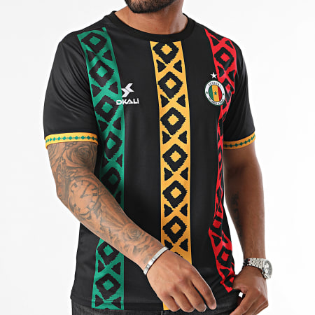 DKALI - Camiseta de fútbol de Senegal Negra