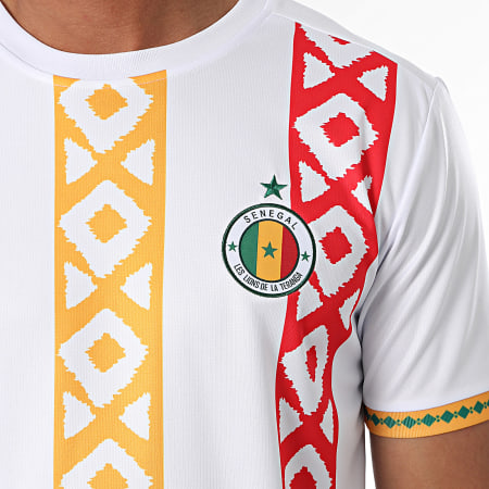 DKALI - Camiseta de fútbol de Senegal Blanca