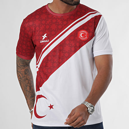 DKALI - Maillot De Foot Turquie Blanc