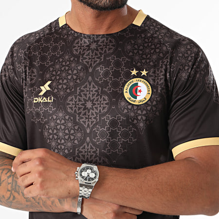 DKALI - Camiseta de fútbol Argelia Negra