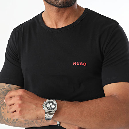 HUGO - Lot De 3 Tee Shirts 50493972 Noir