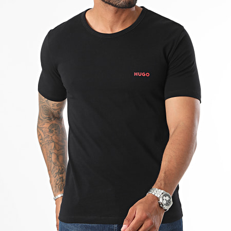 HUGO - Lot De 3 Tee Shirts 50493972 Noir