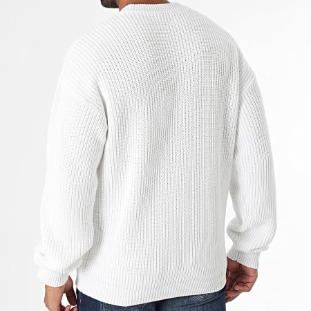 Hugo Blue - Pull Seylo 50525363 Blanc