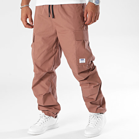 Hugo Blue - Pantalon Cargo Gadic 242 Rouge Brique