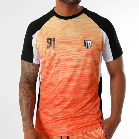 MA9 Mafia Nueve - T-shirt 91 Gradiente Oranje Neon