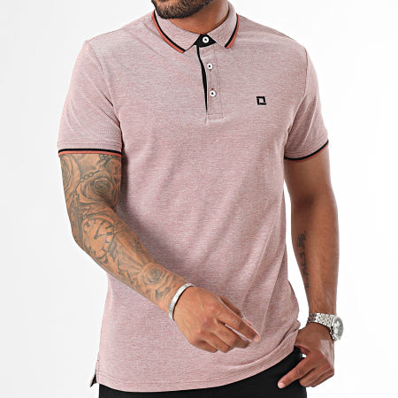 Only And Sons - Polo de manga corta Fletcher Rojo brezo