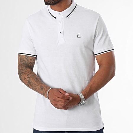 Only And Sons - Polo de manga corta Fletcher blanco