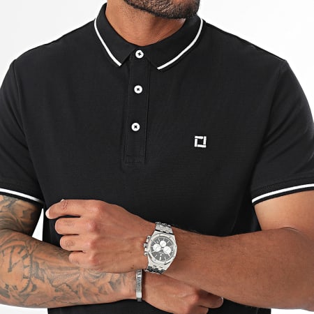 Only And Sons - Polo de manga corta Fletcher Negro