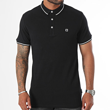 Only And Sons - Polo de manga corta Fletcher Negro