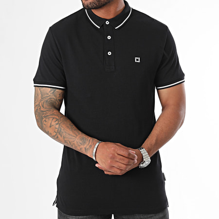 Only And Sons - Polo de manga corta Fletcher Negro