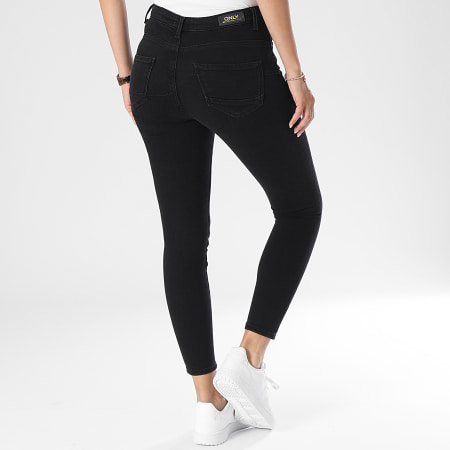 Only - Jeans Power Mid Skinny Donna Nero