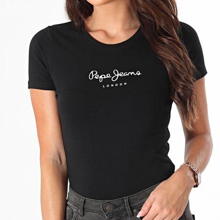 Pepe Jeans - Maglietta donna slim New Virginia Nero