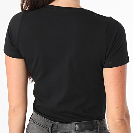 Pepe Jeans - Tee Shirt Slim Femme New Virginia Noir