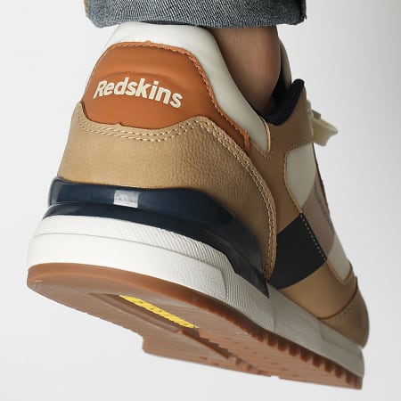 Redskins - Obvious K6513V Beige Cognac Navy Sneakers