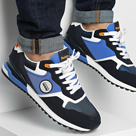 Redskins - Oyati O491RQ Navy Wit Oranje Sneakers