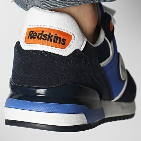 Redskins - Oyati O491RQ Scarpe da ginnastica arancioni bianche e nere