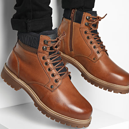 Redskins - Botas Upside P2512P Cognac Navy