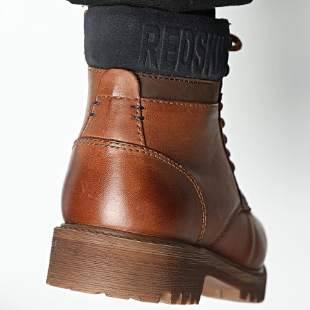 Redskins - Botas Upside P2512P Cognac Navy