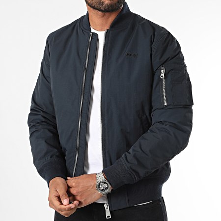 Schott NYC - Veste Bomber Airkraft Bleu Marine